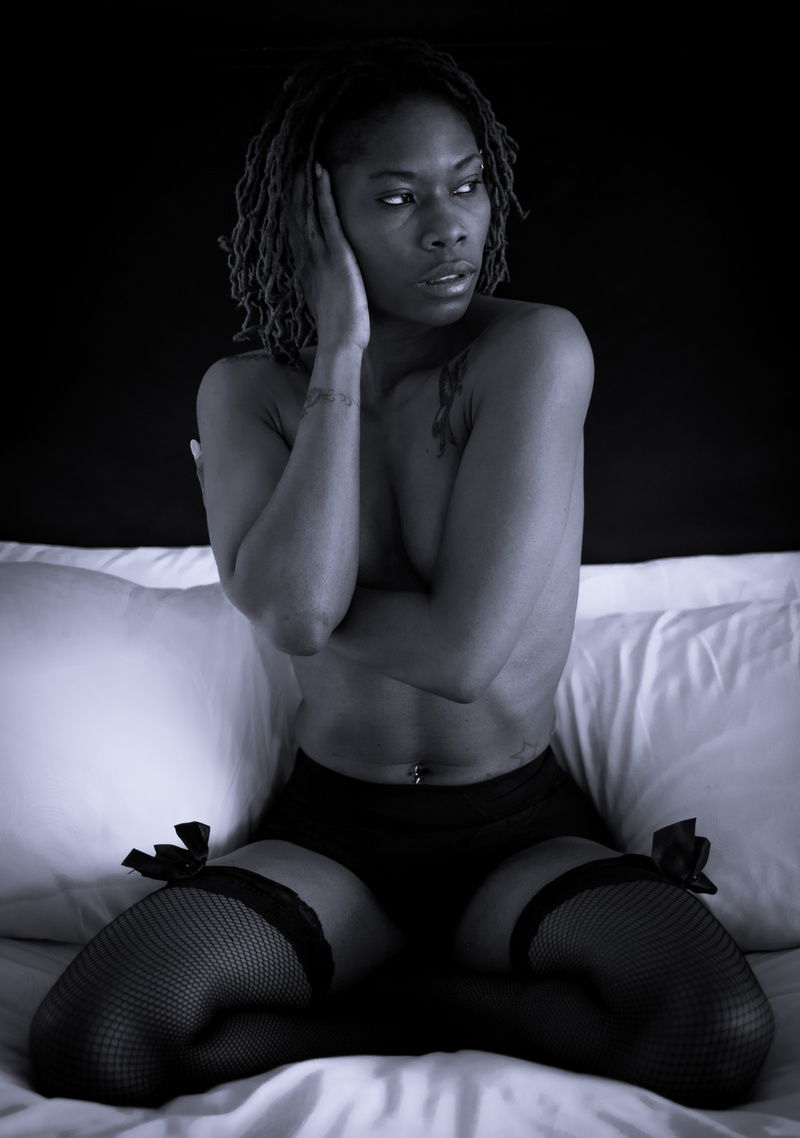 Female model photo shoot of dreadchik in Atlanta