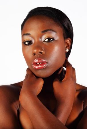 Female model photo shoot of VJ Makeup Artist
