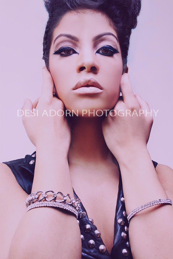 Female model photo shoot of Desi Adorn Photography