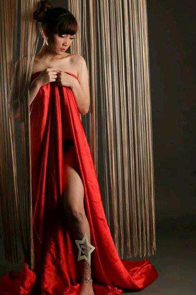 Female model photo shoot of Thiya V nesya by Dicky Bintang