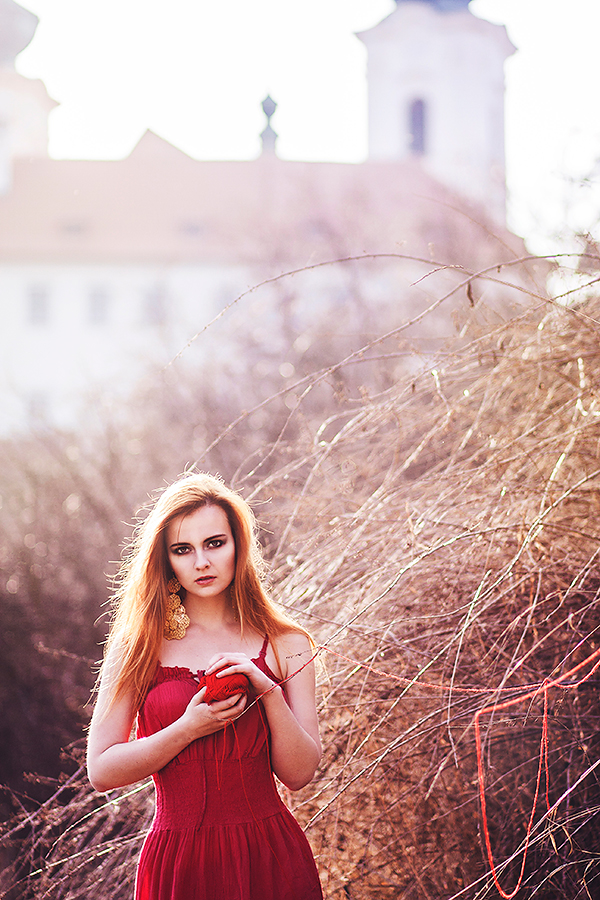 Female model photo shoot of Diana Nohelova in Prague