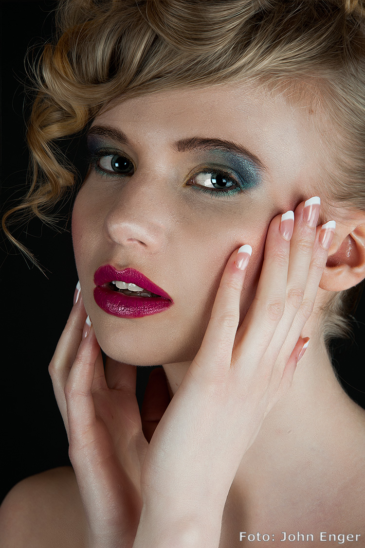 Male model photo shoot of JohnEnger in Own Studio, makeup by Makeupartist Kathrine Evensen