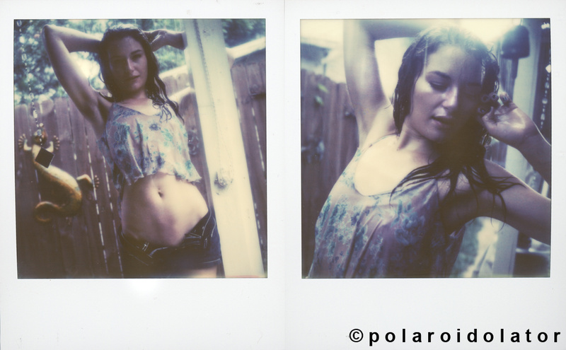 Male and Female model photo shoot of polaroidolator and Jessica Lindsey in San Antonio, TX
