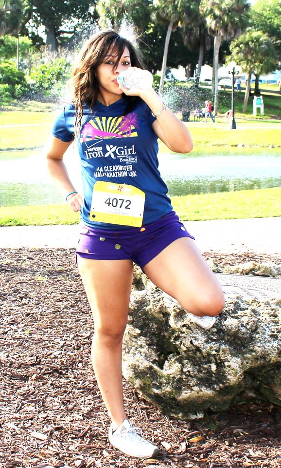 Female model photo shoot of Milly Trealz in 5K Marathon- Clw