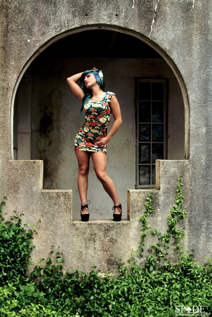 Female model photo shoot of Terra Karigan by SpadeTM, wardrobe styled by Neil Mayon