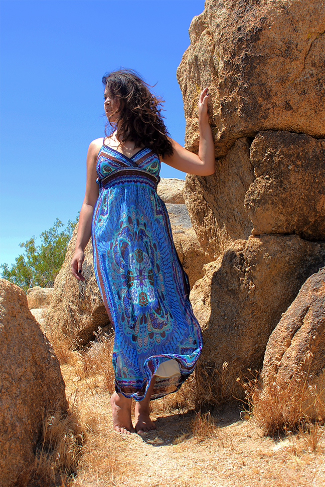 Female model photo shoot of M S Raszick in Mojave Desert,CA