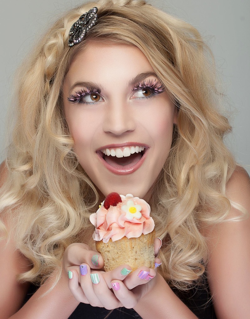 Female model photo shoot of brenlynn makeup artist