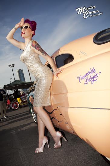 Female model photo shoot of Nicki Rey in Viva Las Vegas 2014