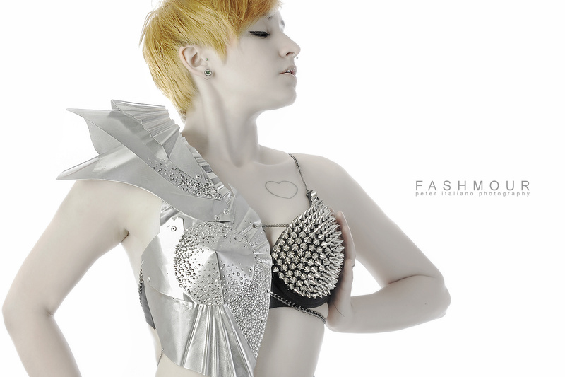 Female model photo shoot of Larissa Favier by FASHMOUR