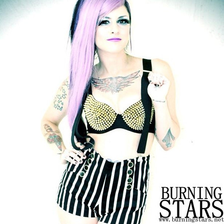 Female model photo shoot of Burning Stars in Burning Stars Studio in Hollywood, CA