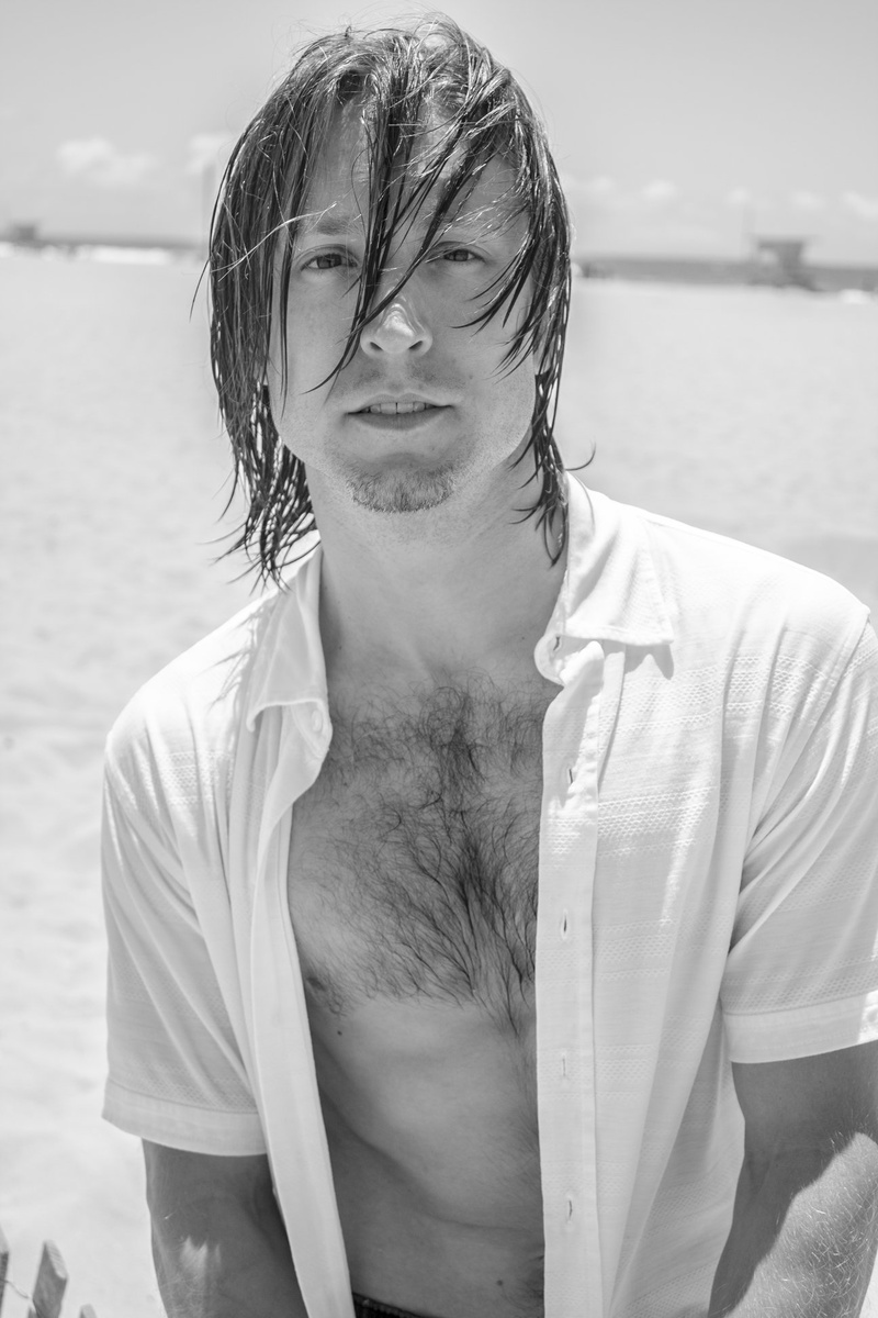 Male model photo shoot of Preston J Williams by jonsirphoto in Ocean Park, Santa Monica, CA, hair styled by Daily Hot Guy