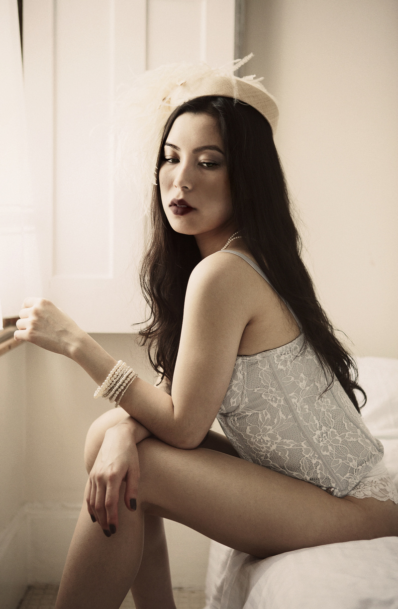 Female model photo shoot of Micaelah by Dmitry Serostanov