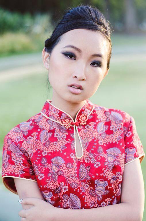 Female model photo shoot of Teana MA in Carlton Garden