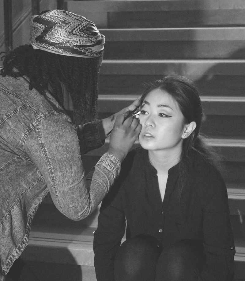 Female model photo shoot of Ariel makeup artist in Toronto