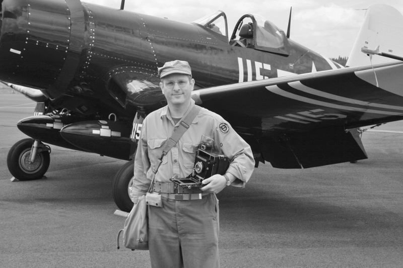 Male model photo shoot of p51 in Yonton Airfield, Okinawa (actually Olympia WA airport, with me as the subject)