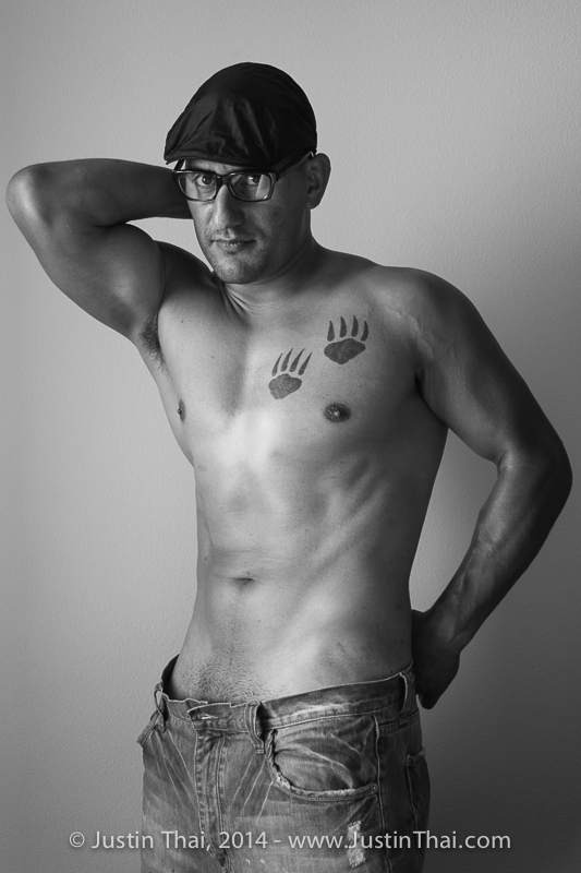 Male model photo shoot of Brandon Lorenz by Justin Thai