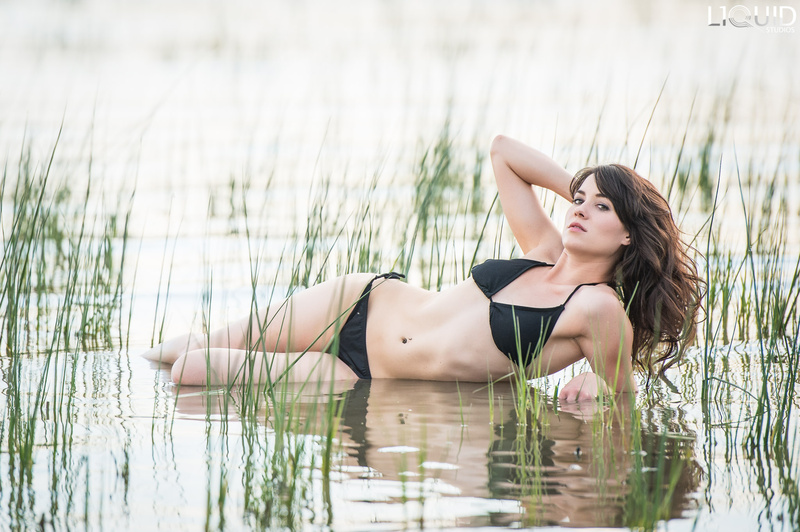 Female model photo shoot of AshParker by L1QUID STUDIOS  in Utah Lake, Orem, UT