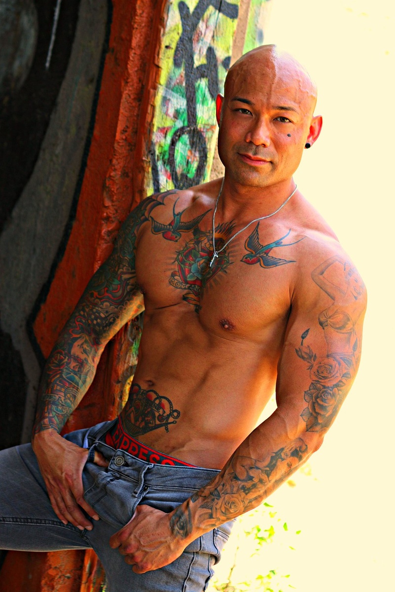 Male model photo shoot of Ruben  Pena by Noy Payom Merrill  in Powerhouse in Riverside