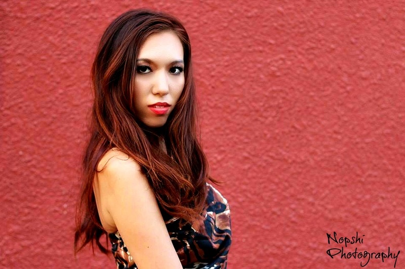 Female model photo shoot of MakeupBySophiaP in Downtown Orange, CA