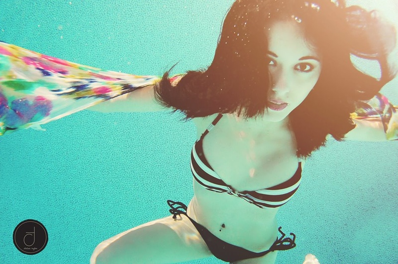 Female model photo shoot of -Underwater Studios CT- and Tiiaaa in Sudbury, On