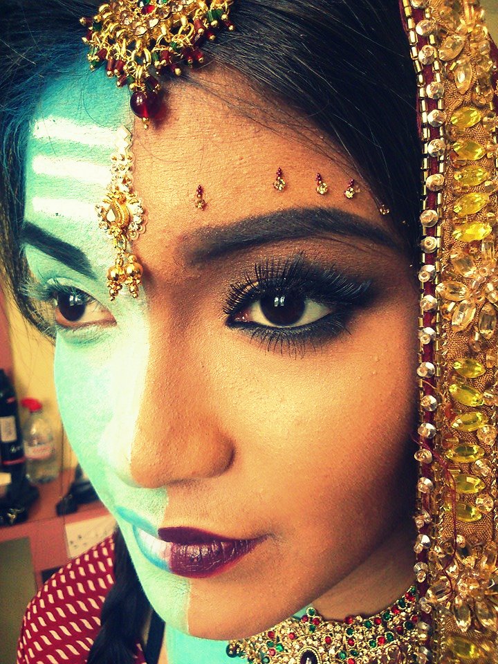 Female model photo shoot of Rupali Makeup