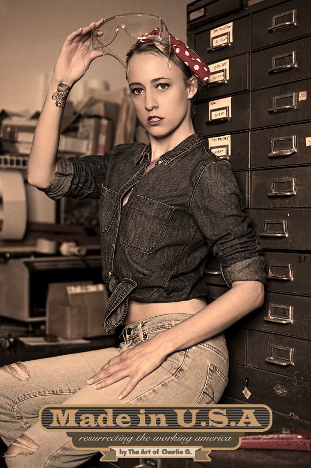 Female model photo shoot of Rickie Renea by charlie g