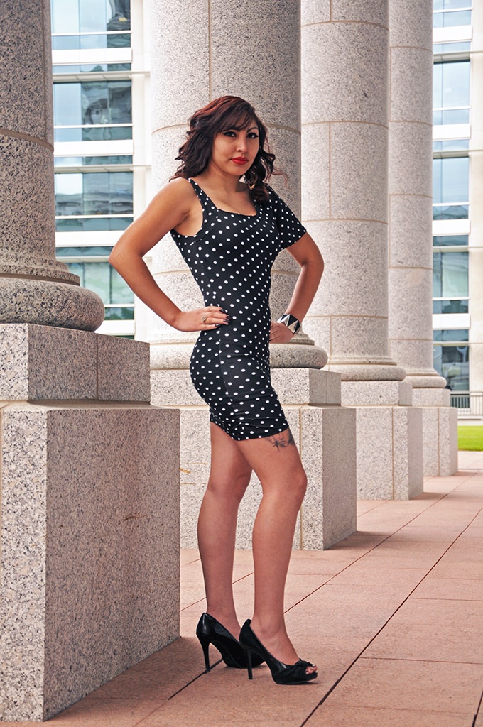 Female model photo shoot of Natalia Avila by Legacy Images Inc in Utah State Capitol