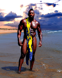 Male model photo shoot of Pito Savage in Beach