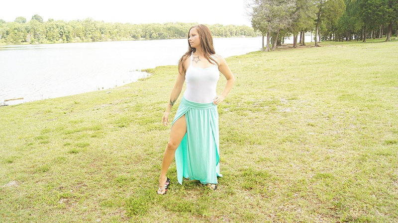 Female model photo shoot of Myshele by Photography by Leo Hall in Percy Priest Lake/ Nashville, N