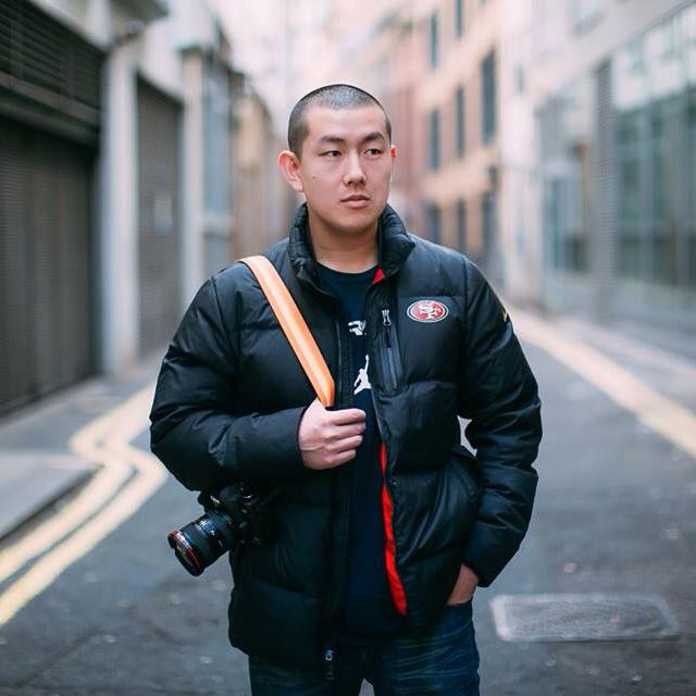 Male model photo shoot of Liang Ge in London, England