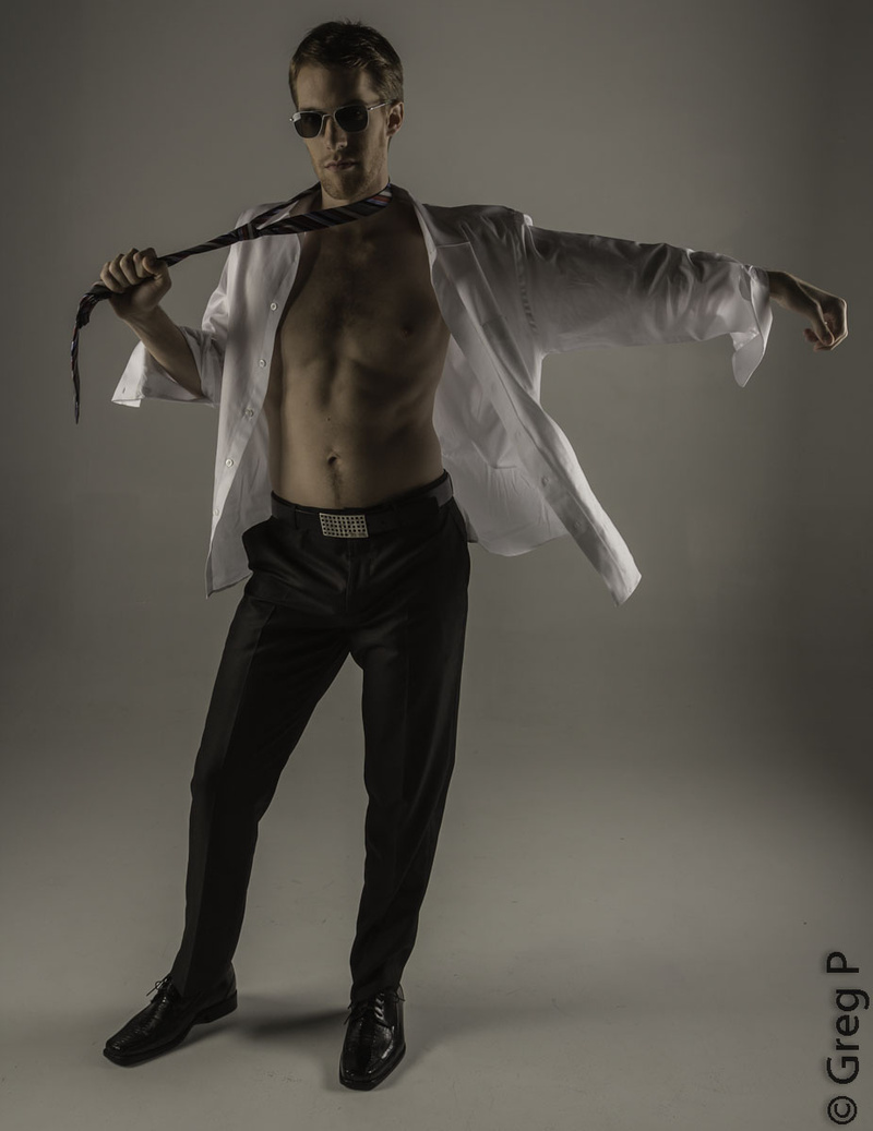 Male model photo shoot of  Greg P by Freddy Van Wonterghem in Studio:  Union 206 -- Alexandria, V