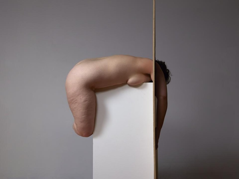 Female model photo shoot of Nadine Crass by bill durgin in NYC