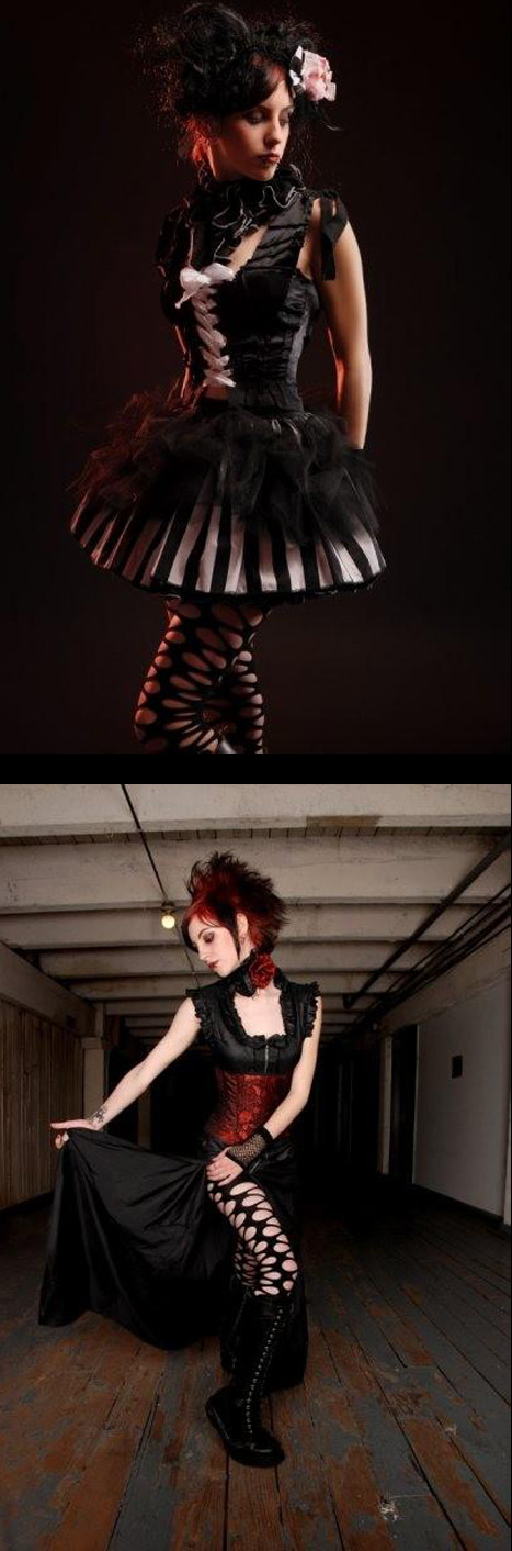 Female model photo shoot of Wingid Lust by Erik Christensen, clothing designed by Helene Hawthorne