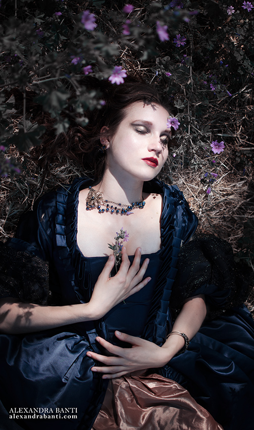 Female model photo shoot of Melanie Rose by Alexandra Banti in France