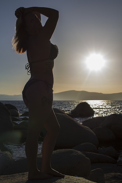 Female model photo shoot of hopewvr in lake tahoe