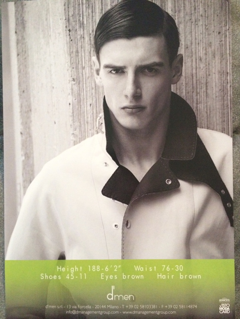 Male model photo shoot of Connor J Paterson in Milan, IT
