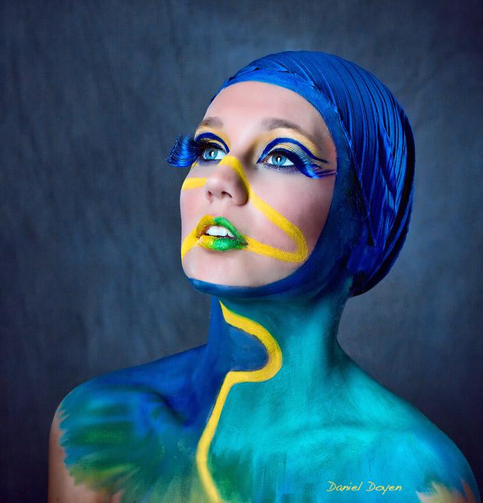 Female model photo shoot of Marinela Dimitrova, makeup by Marinela Dimitrova