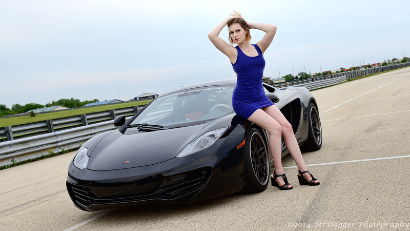 Female model photo shoot of JNLModel by MrDagger Photography in Autobahn Raceway ILL