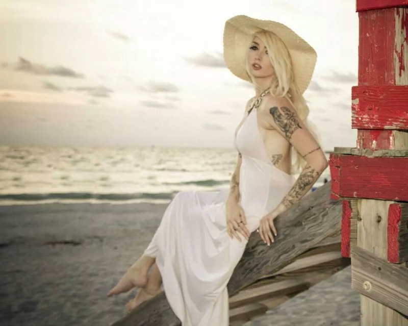 Female model photo shoot of modeltaryn in Sand Key Beach, Clearwater, Fl
