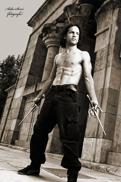 Male model photo shoot of Fitness Actor in Madrid, Spain.