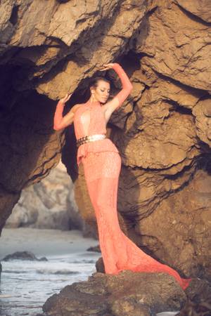 Female model photo shoot of Paige Nicole MUA in Malibu
