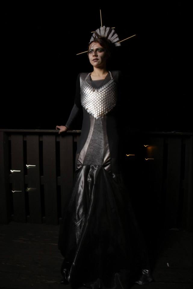 Female model photo shoot of Elaina Kathairein, clothing designed by Utopia Armoury and Kristin Costa
