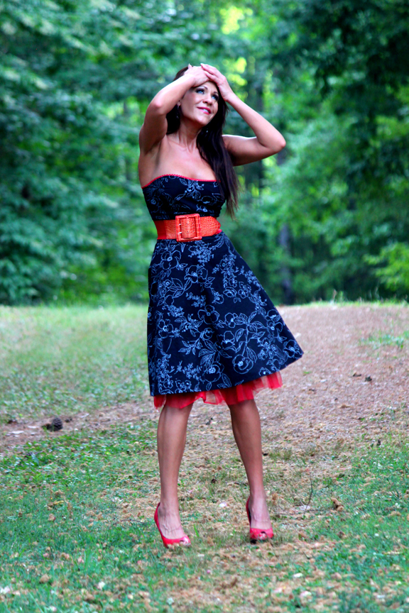 Female model photo shoot of Monique Capelta in Uwharrie National Forest, NC