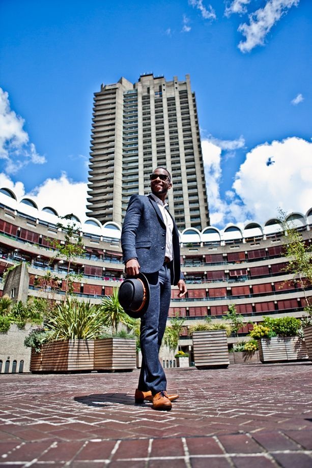 Male model photo shoot of Dennis Immanuel in Barbican London