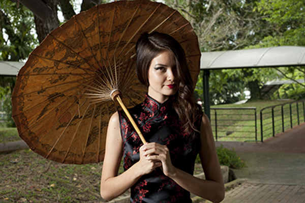 Female model photo shoot of Wendy Goh in NTU HALL 2