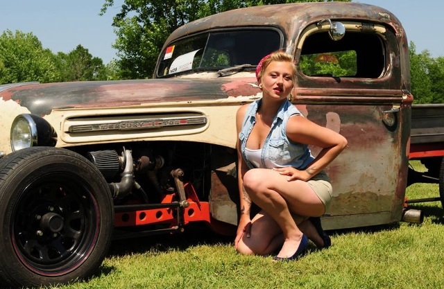 Female model photo shoot of Amyforward3 in Plunkett Car Show