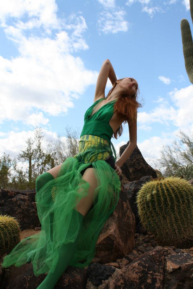 Female model photo shoot of Gr0oVyGurl in Desert Botanical Gardens