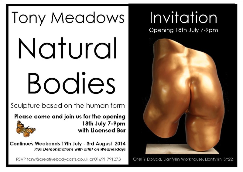 Male model photo shoot of Creative Bodycasts in Llanfyllin