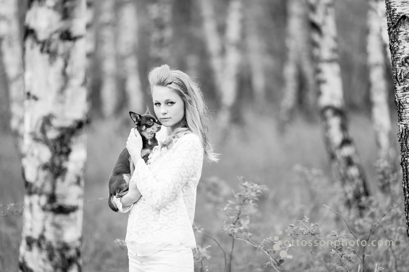 Female model photo shoot of Lisette Karlsson in Tanum, Sweden