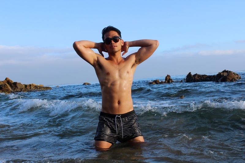 Male model photo shoot of Darvill in Laguna Beach